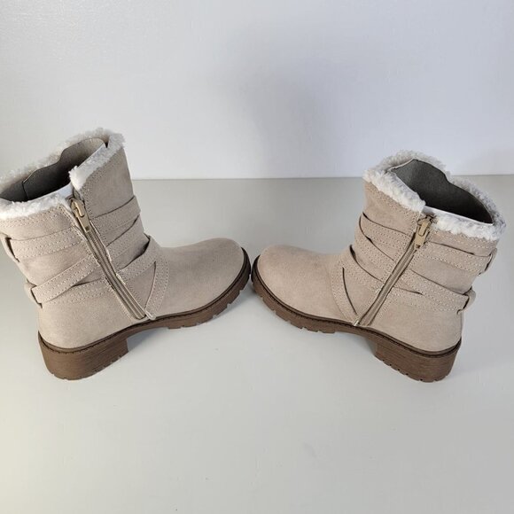 STEVE MADDEN Cozy Boots Taupe | 1 Little Kid Girl - NEW - Picture 12 of 16